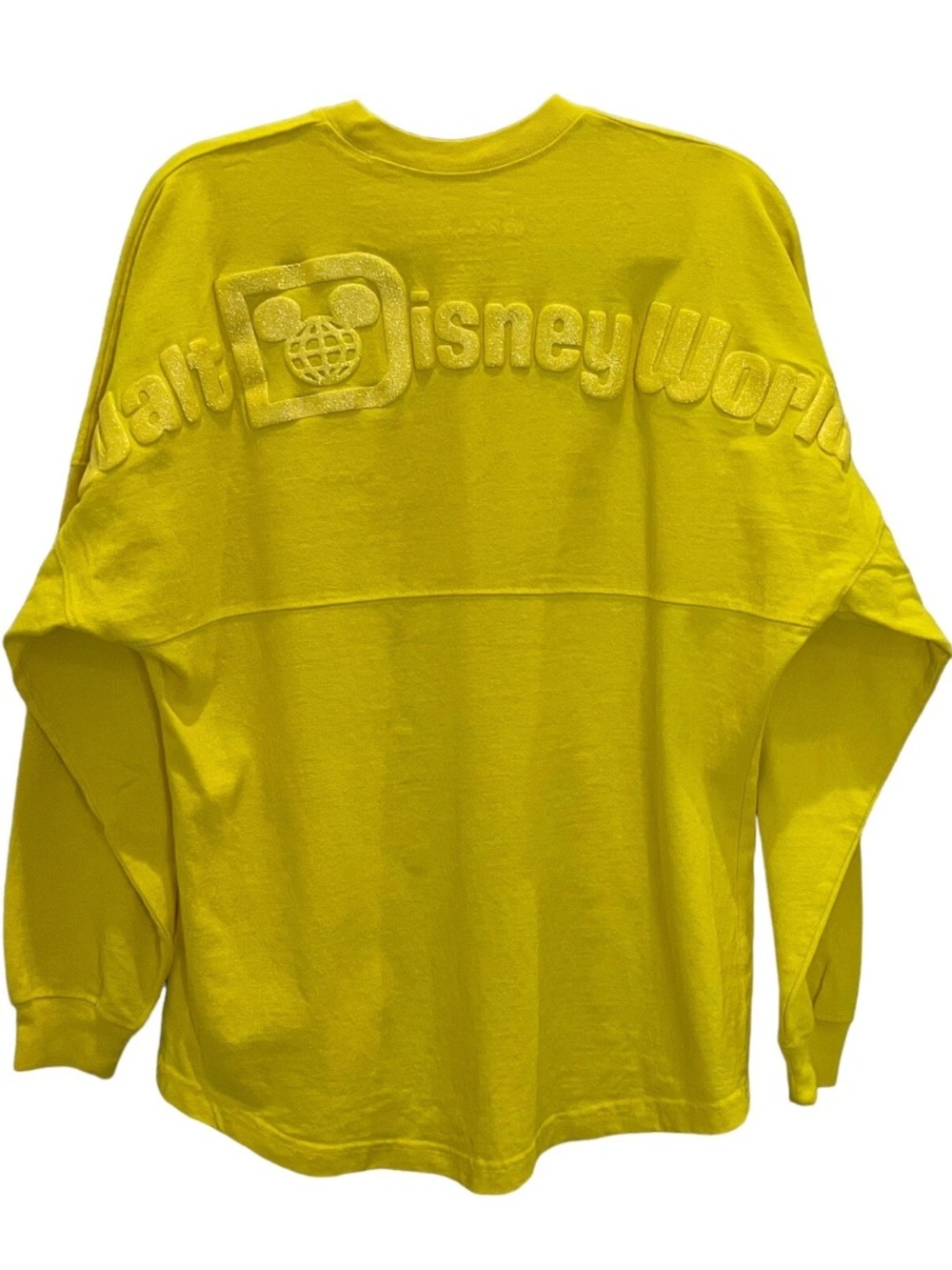 Disney Parks Spirit Jersey Glitter Puff Walt Disney World 1971 Yellow Size XXL